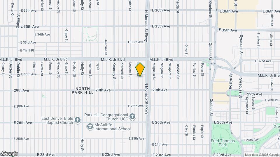 2970 Locust St Map and Location Details