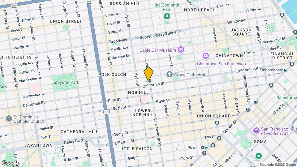 1304 California St Mapa y Detalles de la Ubicación