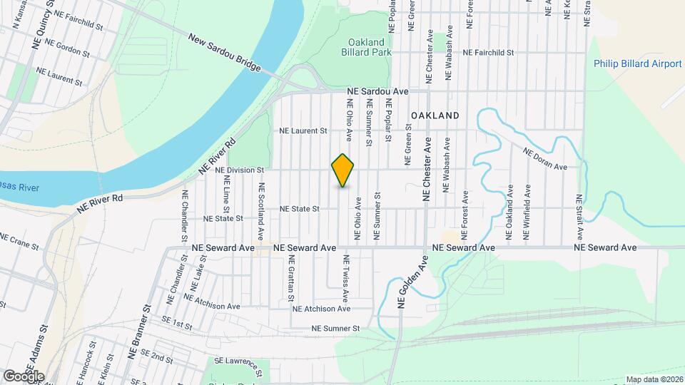 516 NE Twiss Ave Map and Location Details