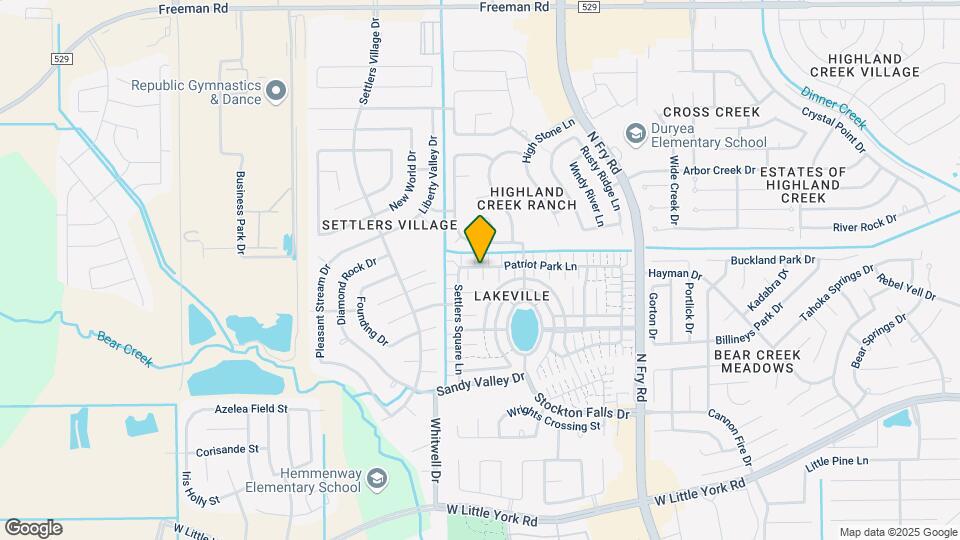 20917 Patriot Park Ln Map and Location Details