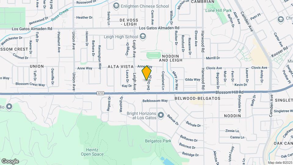 5549 Del Oro Dr Map and Location Details