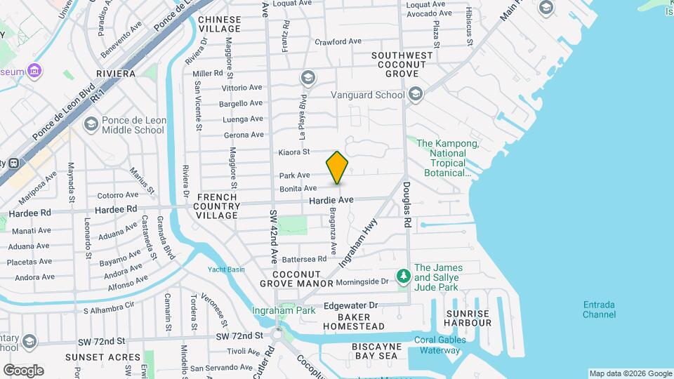 4190 Braganza Ave Map and Location Details