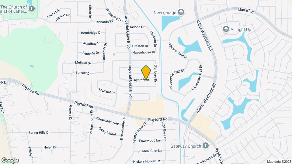 2118 Rycroft Dr Map and Location Details