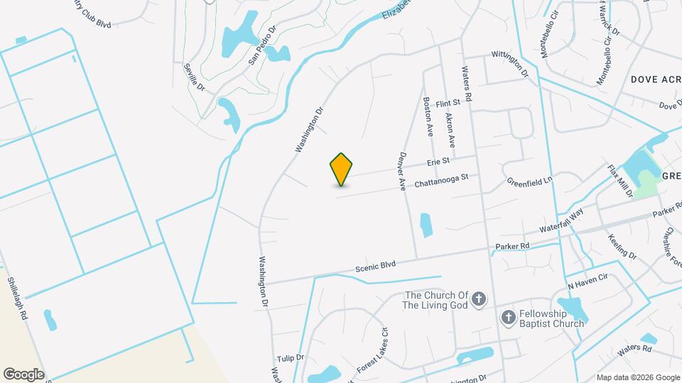 1057 Chattanooga St Map and Location Details