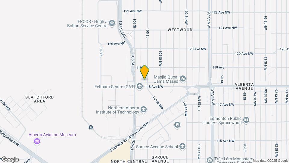 11812 105th St NW Map and Location Details