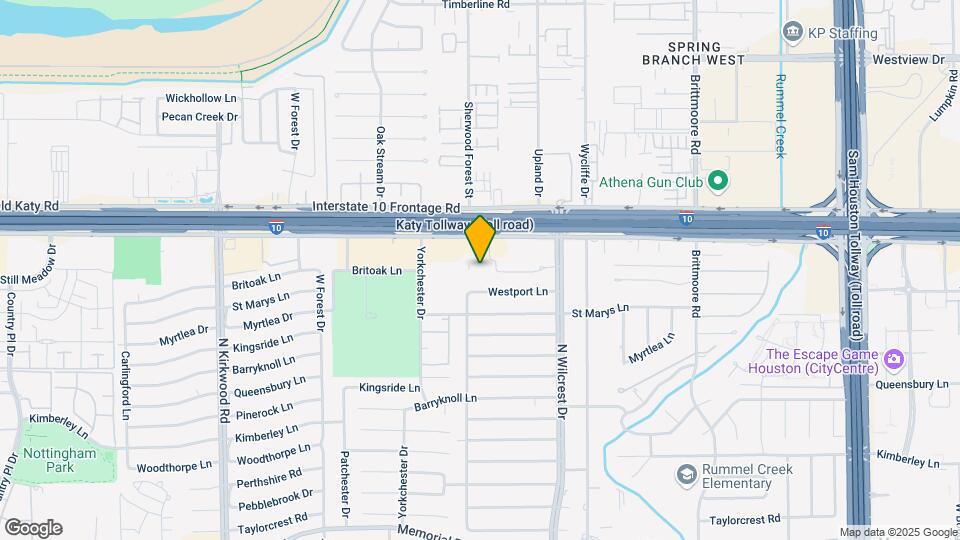 Furnished Studio-Houston - I-10 West - Cit Map and Location Details