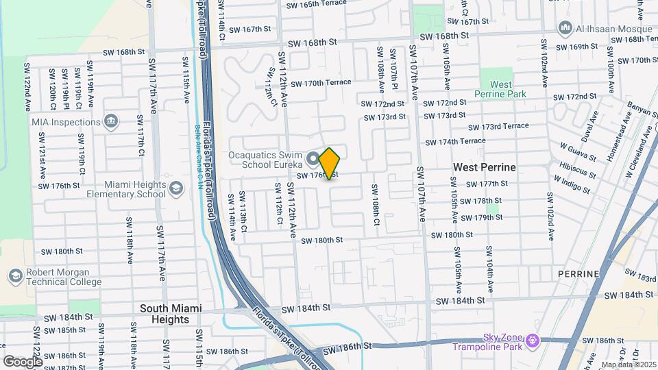 10971 SW 177th St Map and Location Details