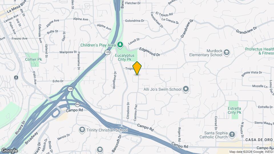 4240 Camino Paz Map and Location Details