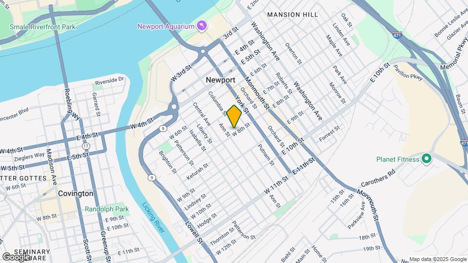 746 Columbia St Map and Location Details