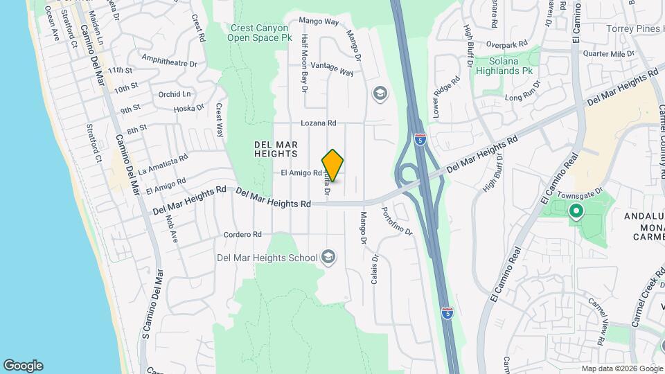 13853 Boquita Dr Map and Location Details