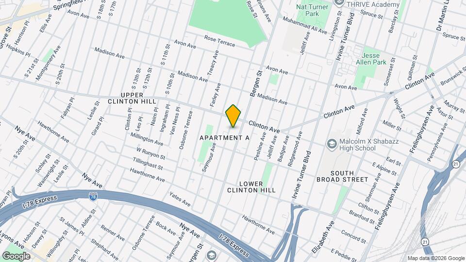 152 Chadwick Ave, Unit 3 Map and Location Details
