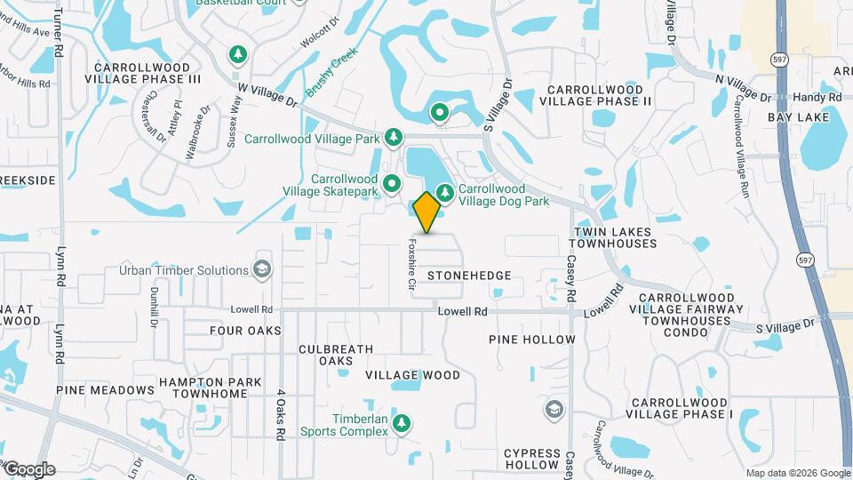 4806 Foxshire Cir Map and Location Details
