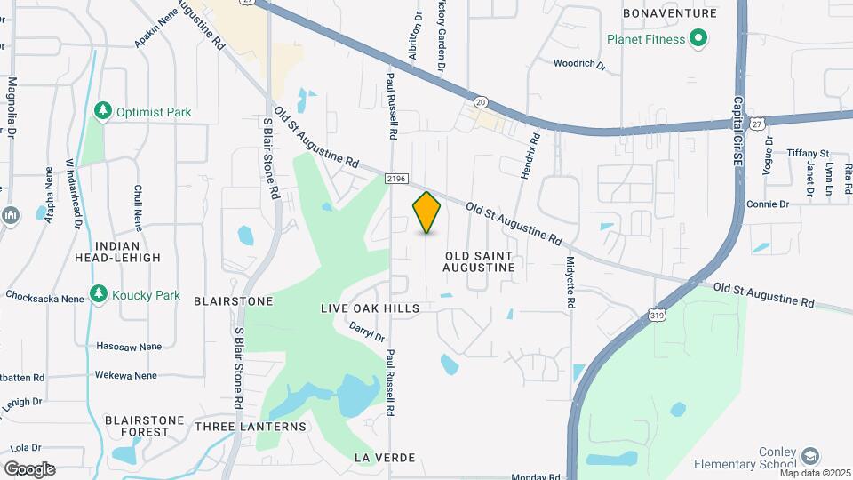 1557 Live Oak Dr Map and Location Details