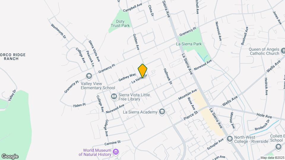 11348 La Verne Dr Mapa y Detalles de la Ubicación