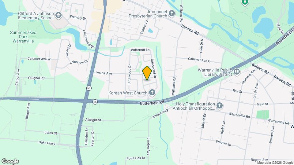 29W412 Thornwood Ln Map and Location Details