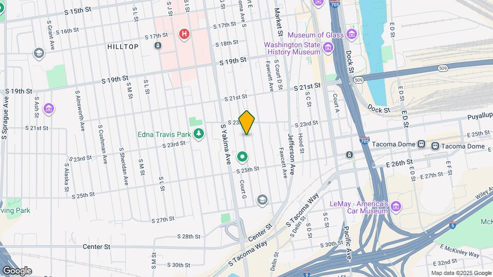 2325 S G St Map and Location Details