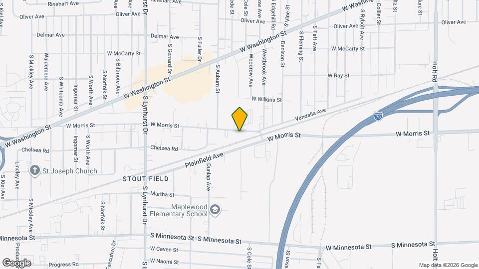 4835 W Morris St Map and Location Details