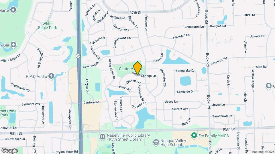 2524 Warm Springs Ln Map and Location Details