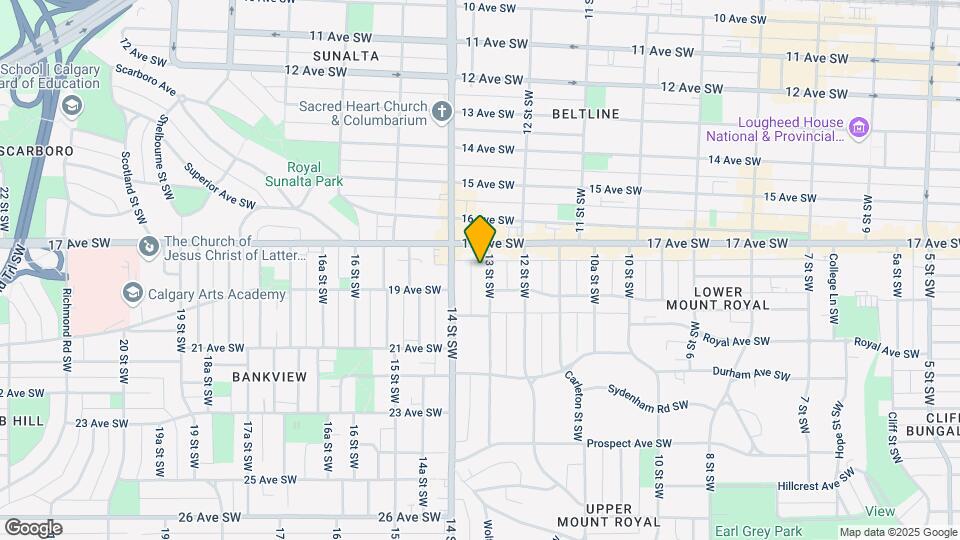 1715 13th St SW Map and Location Details