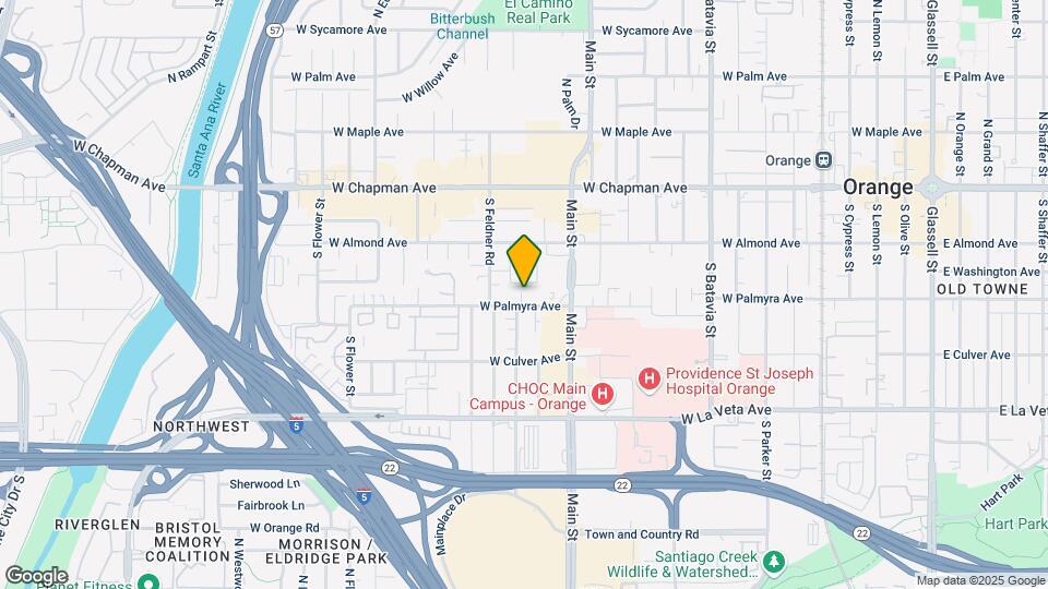 1537 W Palmyra Ave Map and Location Details