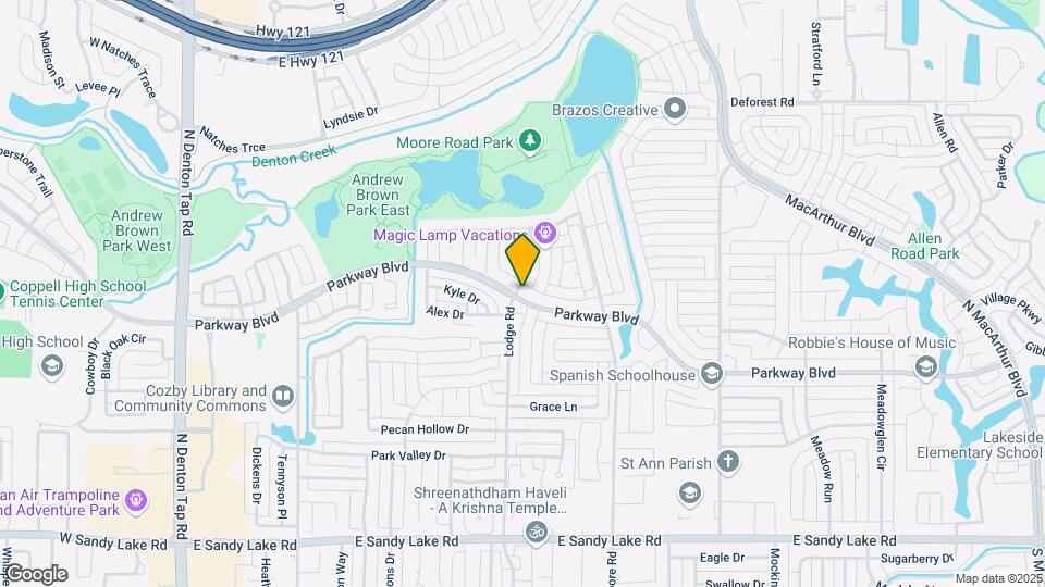 501 Meadowood Ln Map and Location Details