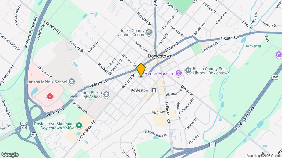 121 W Oakland Ave Mapa y Detalles de la Ubicación