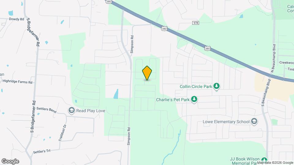 1009 Calley Pear Trl Map and Location Details