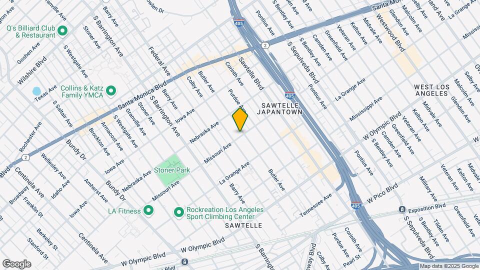 1855 Butler Ave Mapa y Detalles de la Ubicación