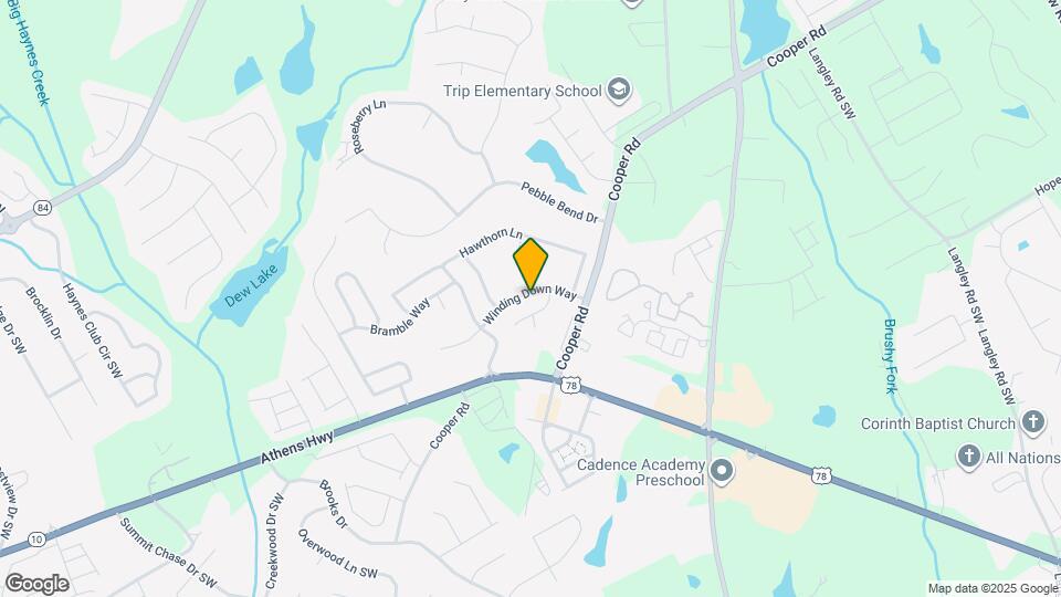 988 Winding Down Way Mapa y Detalles de la Ubicación