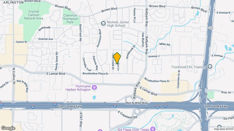 1912 Bosque Ln Map and Location Details
