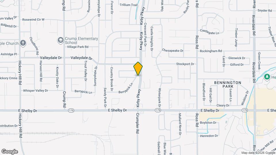 4546 S Berrypick Ln Map and Location Details