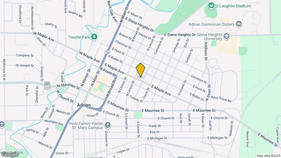 417 E Maple Ave Map and Location Details