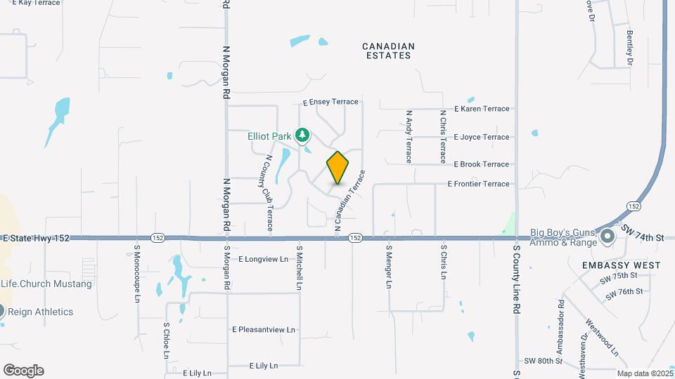 314 N Lakeside Terrace Map and Location Details