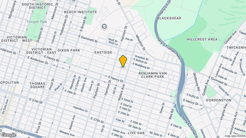 1001 E Park Ave Map and Location Details