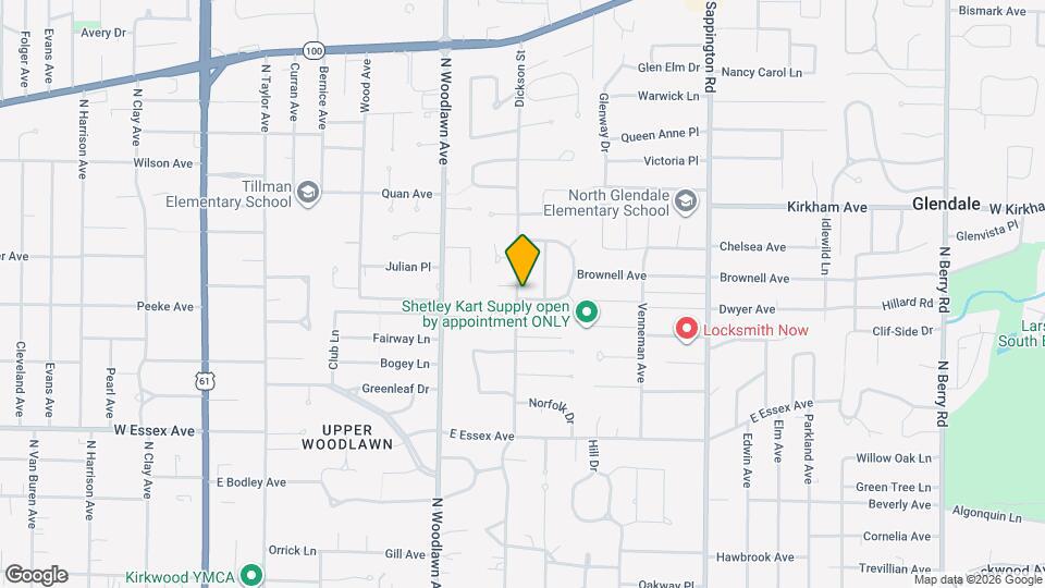 814 Dickson St Map and Location Details