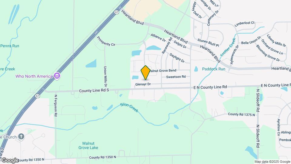 10664 Glenayr Dr Map and Location Details