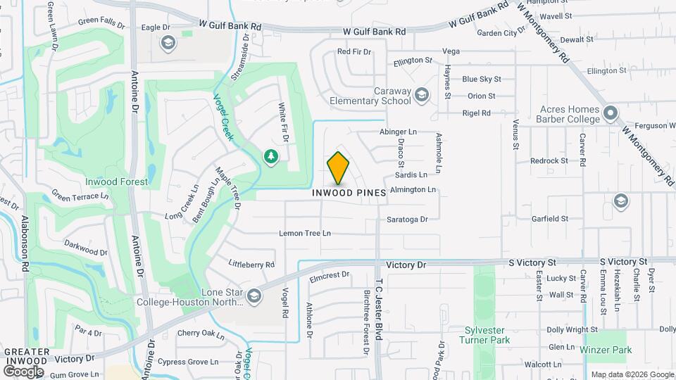 3907 Almington Ln Map and Location Details