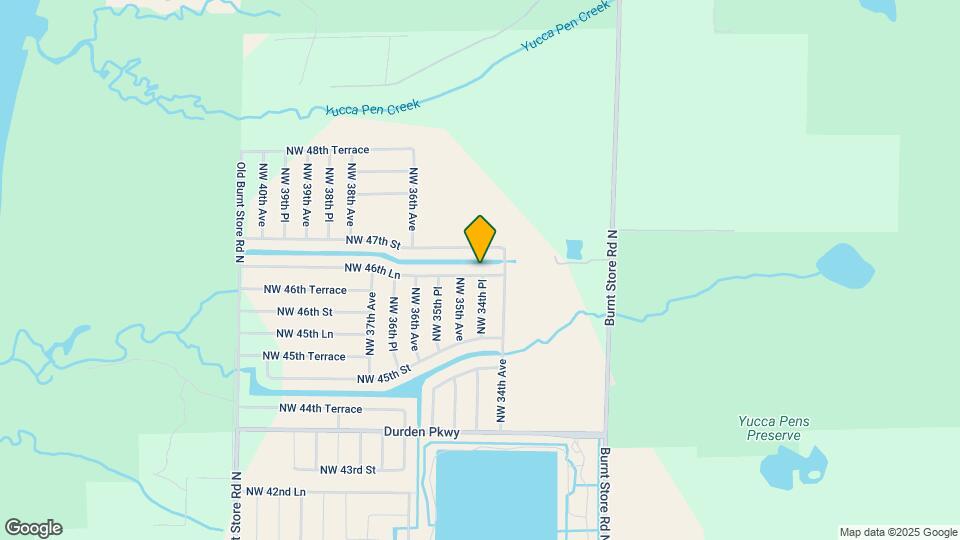 3415 NW 46th Ln Map and Location Details