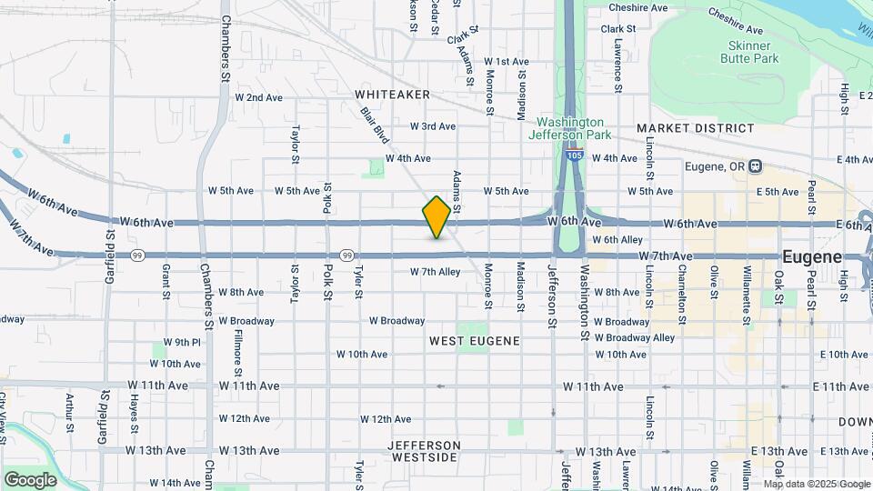 951 W 7th Ave Map and Location Details
