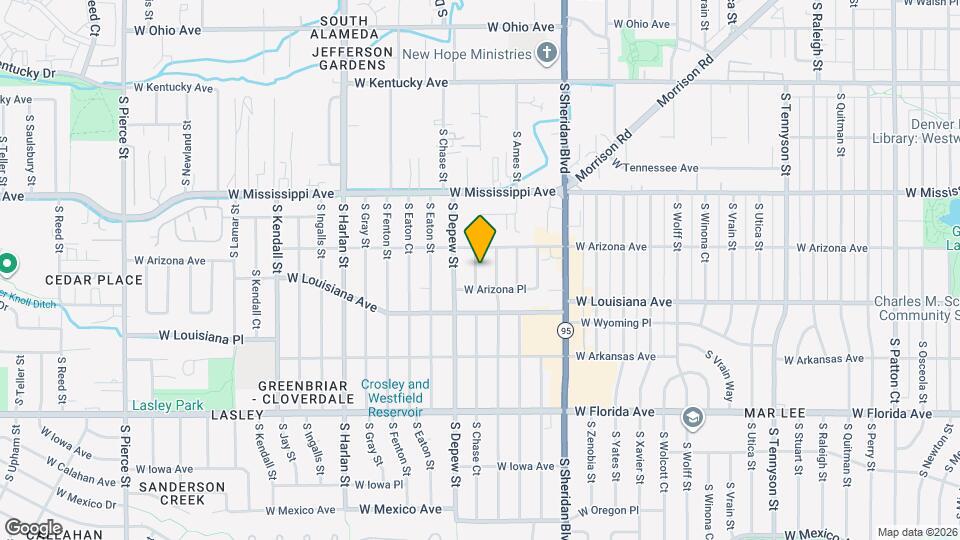 1230 S Chase Ct Map and Location Details