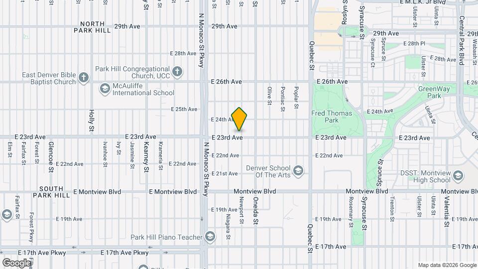 2301 Newport St Map and Location Details