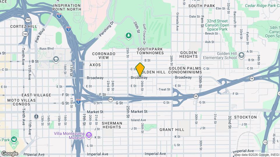 2587 Broadway Map and Location Details