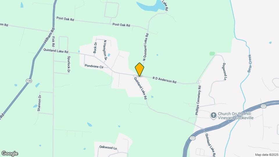 1764 Quinland Lake Rd Map and Location Details