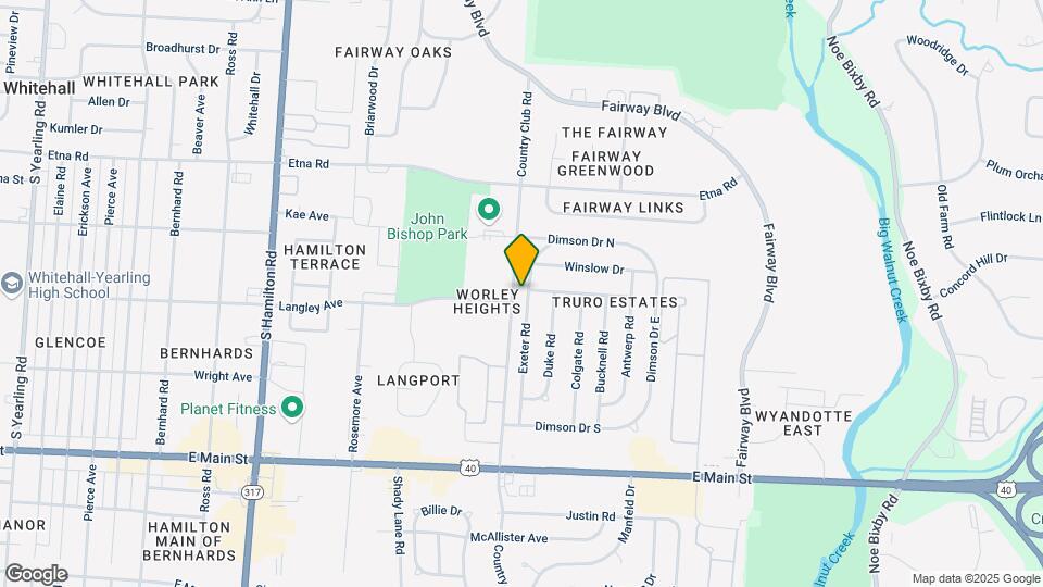 845 Exeter Rd Mapa y Detalles de la Ubicación