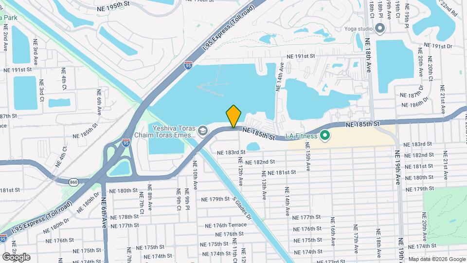 1180 NE 185th St Map and Location Details