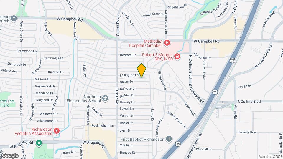 408 Salem Dr Map and Location Details