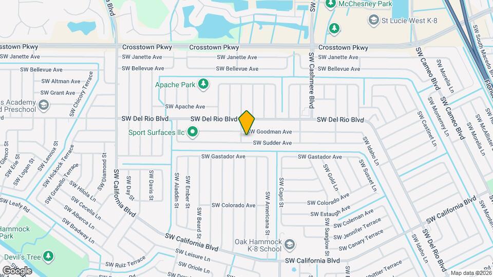 1371 SW Sudder Ave Map and Location Details