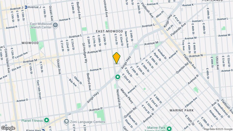 3009 Avenue N, Unit #1 Map and Location Details