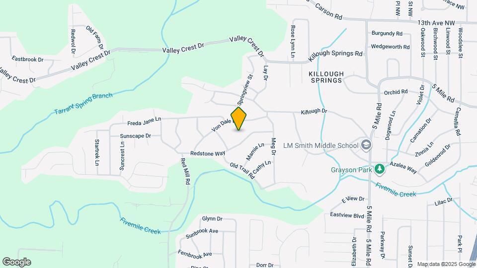 900 Von Dale Dr Map and Location Details