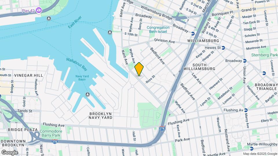 595 Kent Ave Map and Location Details